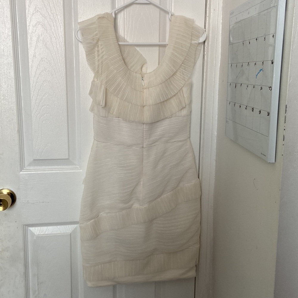 White Ruffle Dress - Picture 2 of 4